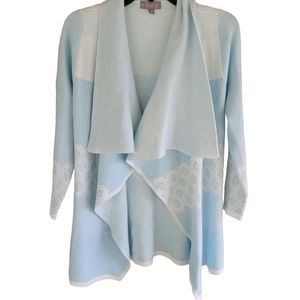 EVOLUTION by Cyrus Waterfall cardigan NWT Small soft girl
